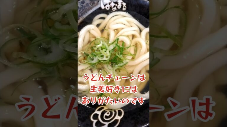 生姜好きのためのはなまるうどん