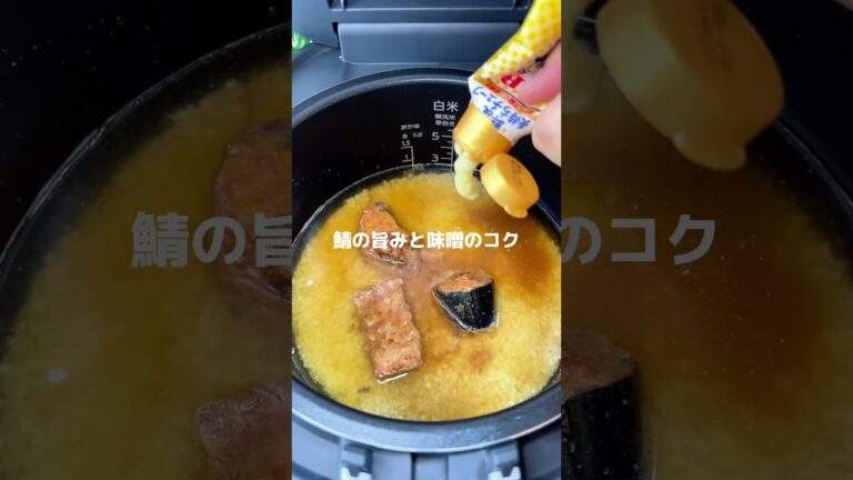 鯖味噌缶の炊き込みご飯