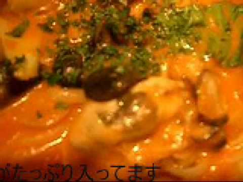 牡蠣と小松菜のトマトクリームスパゲッティ　スパ吉（吉祥寺）