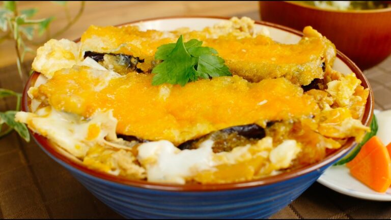 タモリさん考案！コスパ丼「ナスカツ丼」の作り方