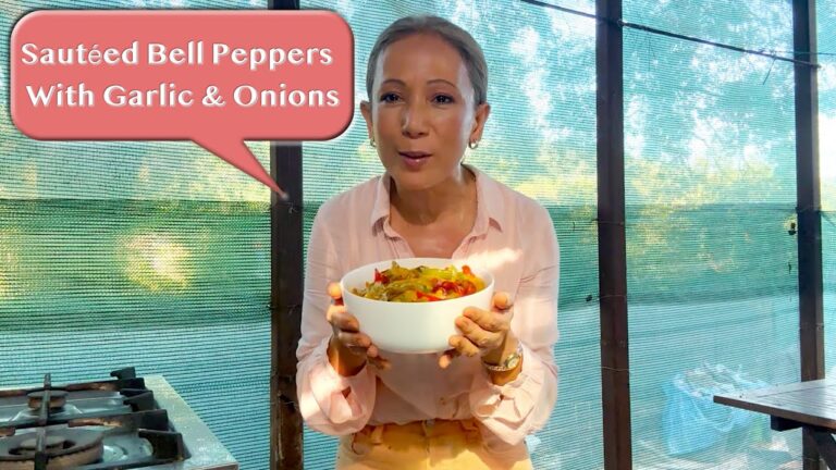 Vlog #13 - Sautéed Peppers with Onions and garlic: A Colorful Kitchen Delight!