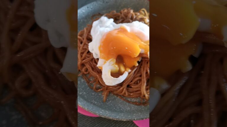とろーりたまごの素焼きそば作った記録('∇')【おうちごはんvlog】 #food
