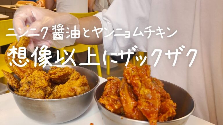 新大久保でザックザク食感肉汁たっぷりの韓国チキンを食べます