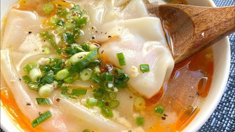 【斬新】包まないワンタンスープ