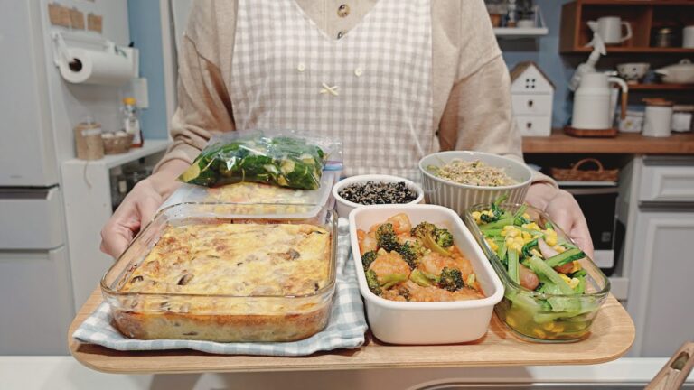 【全10品】１週間分の作り置き&晩ごはんで料理の負担から解放！【管理栄養士の時短料理】