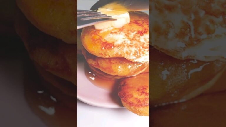 ホットケーキフレンチトースト💛バターを添えて Pancake French Toast