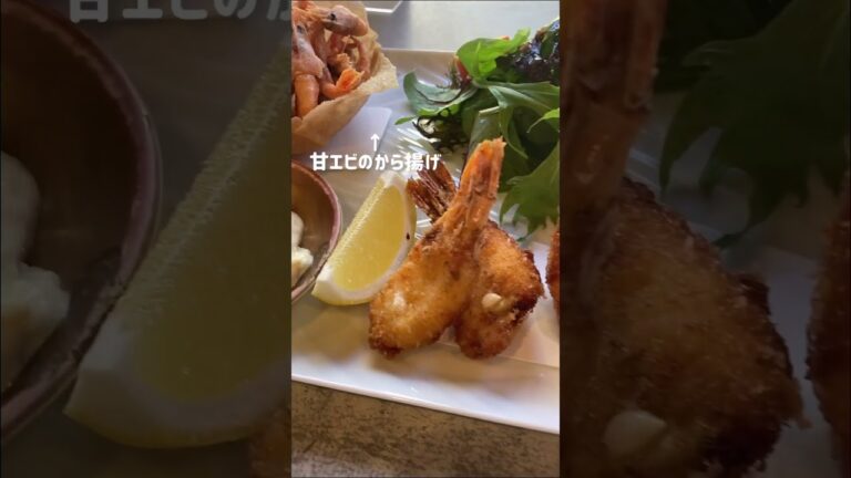 海老欲を200%満たす！蟹の坊の甘エビてんこ盛り丼 #youtubeshorts #海鮮 #福井県