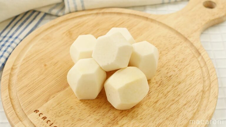 【剥き方】「里芋の六方むき」の方法