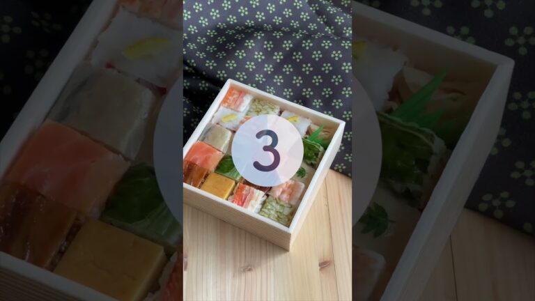 箱寿司をスマホで美味しく撮影