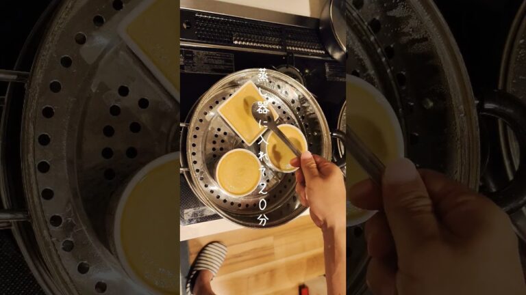 節約ごはん52 黒糖カラメルプリン #shorts