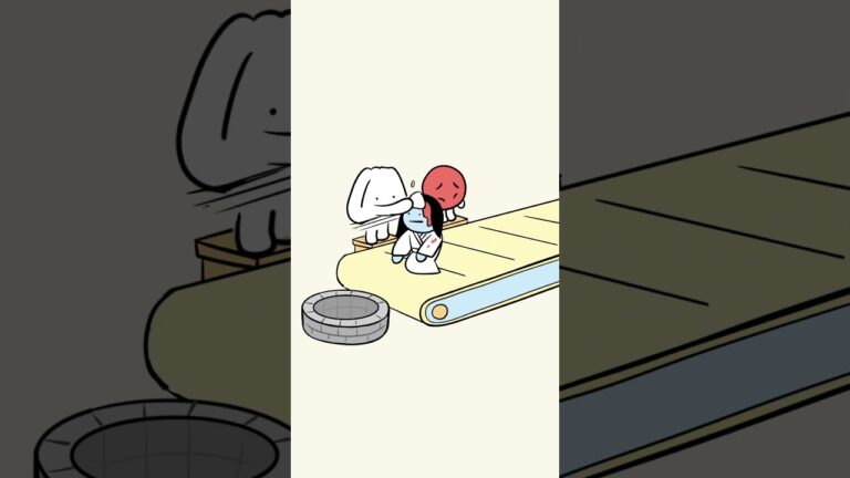 お化けの準備中  #animation #cute #アニメーション #おにぎりとうめぼし#cartoon