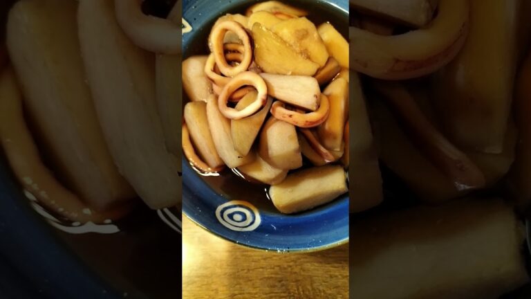 里芋とイカの煮物　11月4日　＃Shorts