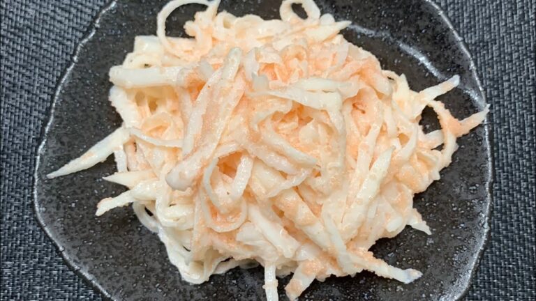 大根の明太マヨサラダ ✨ 【シンプルライフの朝ごはんチャンネル】[simple_life’s morning channel]