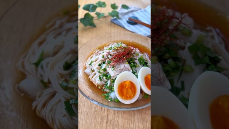 豚ニラ冷やしそうめん