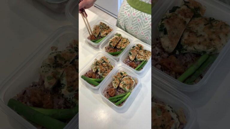 春野菜でダイエット弁当を平日5日分まとめて作り置き#shorts#ダイエット#春野菜#冷凍弁当#冷凍ストック