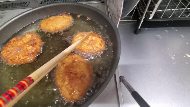 【フワフワ】【お好み焼き風味】山芋の揚げ物