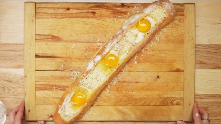 にぎやか朝ごはん！バゲット・クロックマダム