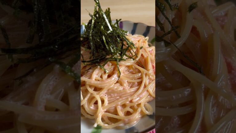 【おっさん流】明太子パスタ