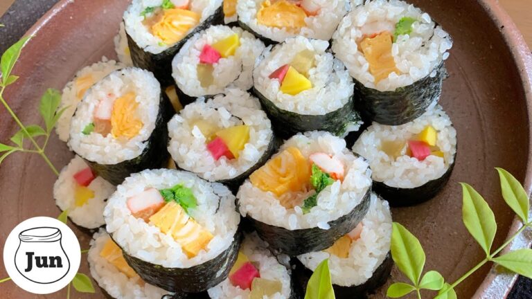 田舎の母さんの【海苔巻き】の作り方｜巻き寿司を上手に切るコツ|信州の風景🗻