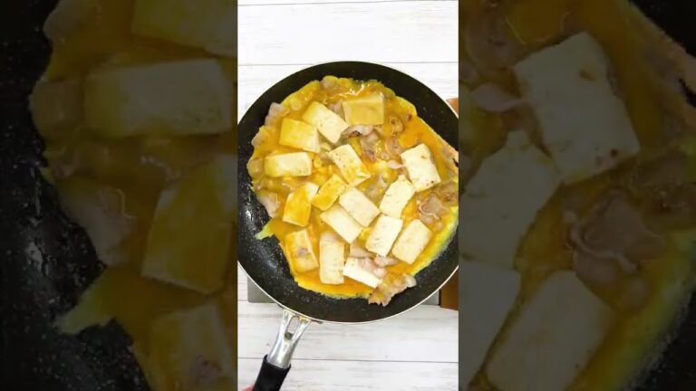 10分で簡単!! ご飯がすすむ 豆苗チャンプルー　#Shorts