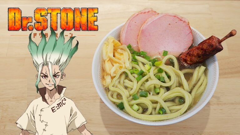 Dr.Stone-Foxtail Ramenドクターストーン 猫じゃらしラーメン【RICO】Anime Food  In real EP-182