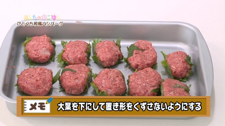 あしたのまるごはん　ひとくち和風ハンバーグ