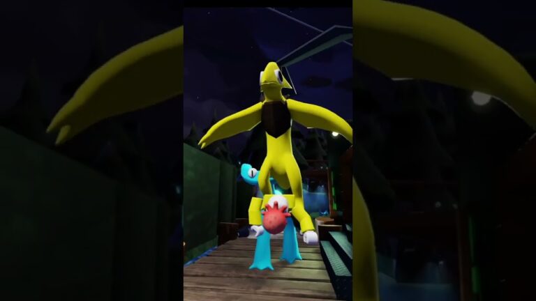 レインボーフレンズのイエローに捕まると...