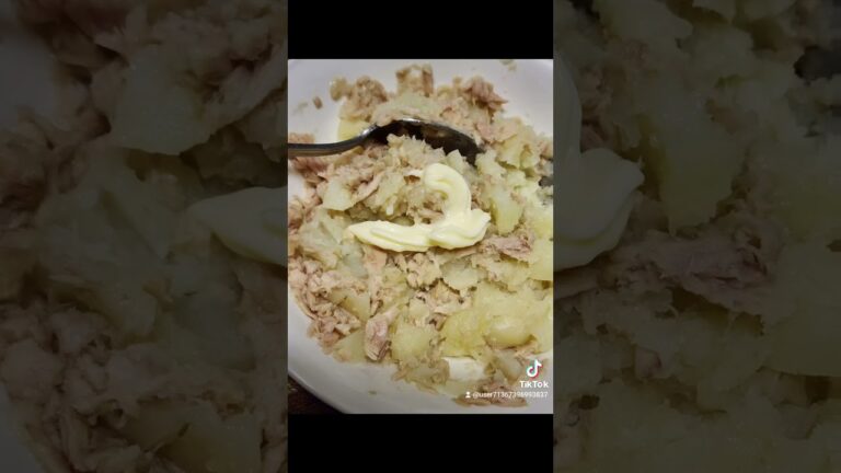 簡単！シーチキンポテトサラダレシピだよ🎵