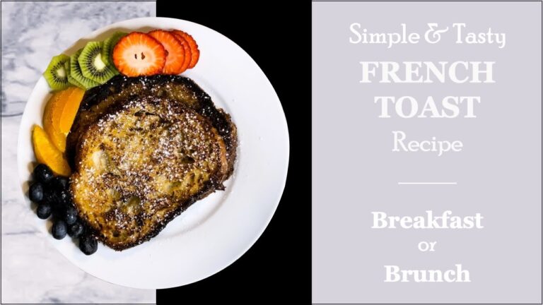 Light & Fluffy FRENCH TOAST "Pain Perdu" Recipe | Breakfast Recipe