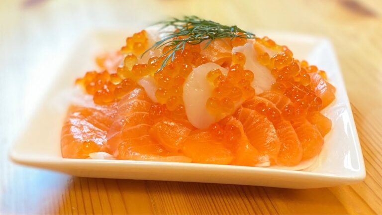 【すぐ出来る】ほたてとサーモンのカルパッチョの作り方 How to make carpaccio of scallops and salmon