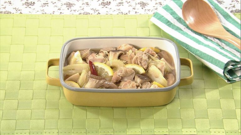 【DAIGOも台所】鶏のレモン風味｜爽やかなレシピでヘルシーレシピ♪