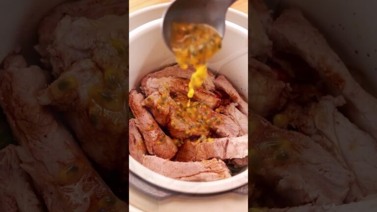 【百香果排骨】不爭氣啊！一看到這個百香果排骨，口水就不自覺流了出來～【拾味爸爸】