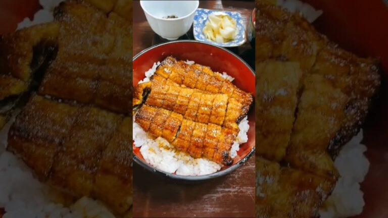 【うなまん】土用丑の日。鰻とすっぽん専門店。パリッふわっうな重最高！ひつまぶしも最強！#Shorts