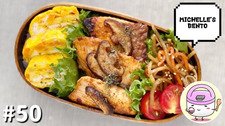 【お弁当作り】#50 鮭のムニエル弁当 [Michelle’s Bento]