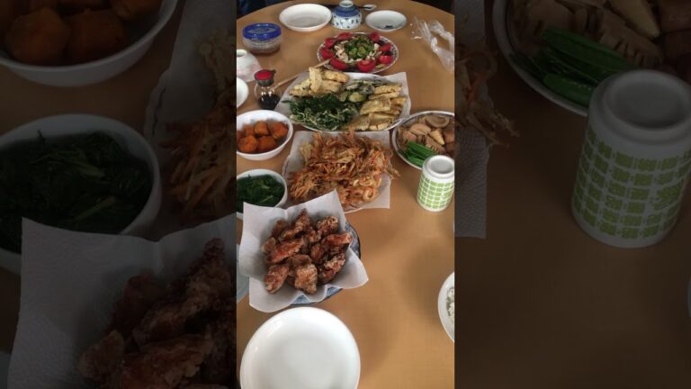 タケノコと天ぷらの晩飯食う