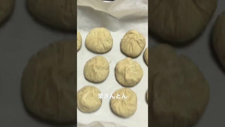 裏庭で拾った栗で栗三昧の昨年秋！手作り和菓子は最高！#shorts #short #和菓子#栗