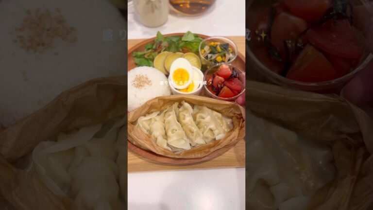 【ワンパン15分】水餃子プレート　#ワンパンレシピ #ワンプレートご飯 #ワーママ #冷凍餃子　#水餃子