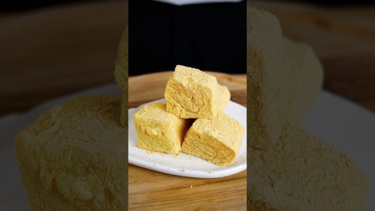 材料3つ！レンジで豆腐もち作り方！#簡単レシピ
