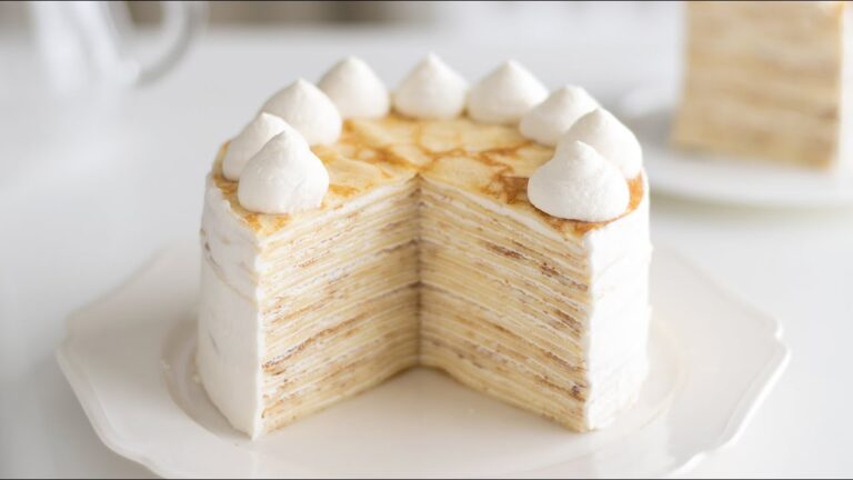 ミルクレープの作り方 Mille Crepe Cake｜HidaMari Cooking