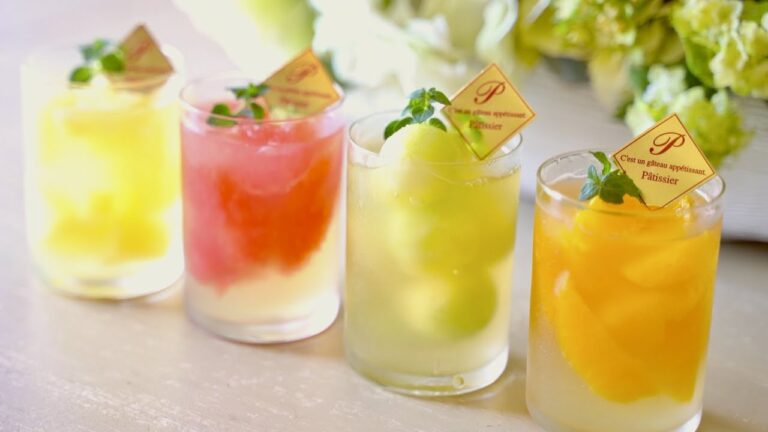 ふるふる食感がたまらない！季節のフルーツゼリー♪