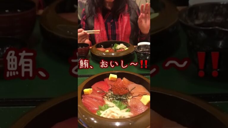 伊勢志摩郷土料理『手こね寿司』マグロ等の味付け具合が👍　#shorts