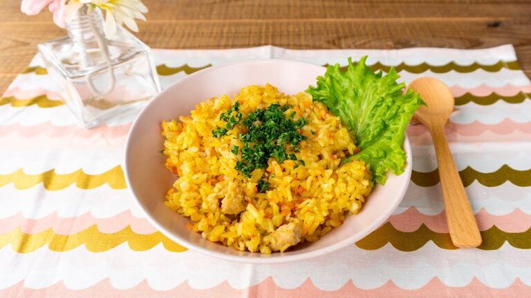 炊飯器チキンカレーピラフ【N'sKITCHEN】