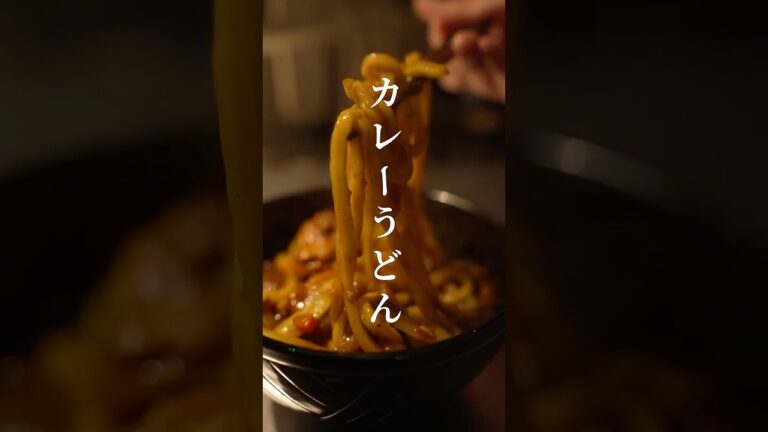 余ったカレーの最適解。簡単カレー南蛮うどん。【飯の失敗は許されていない。】