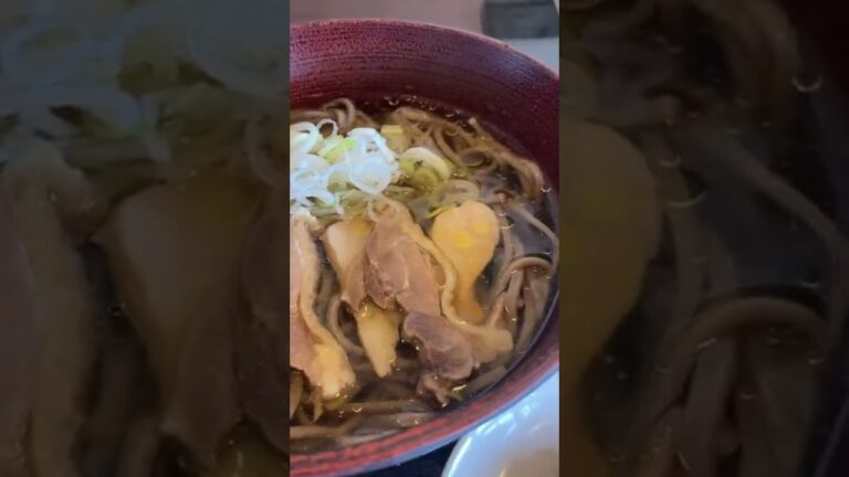 閉店※神楽 | 冷たい肉そば | 蕎麦 カツ丼 #山形グルメ