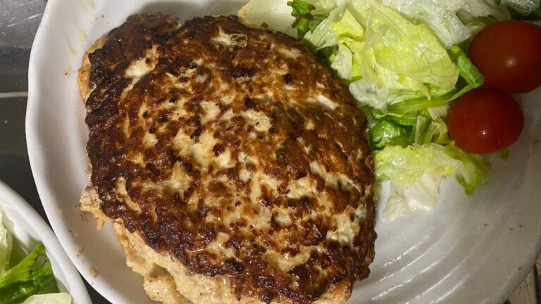 ♯8初心者さんオススメ　簡単　大葉切るだけ豆腐ハンバーグ　おうちカフェ
