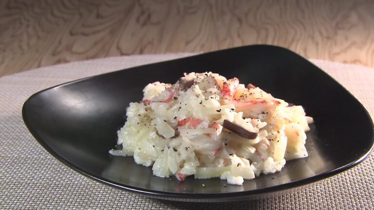 いっとこ！：濃厚かにだしリゾットとコールスローサラダ