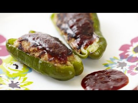 ピーマンの肉詰め