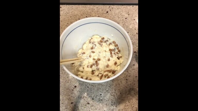 納豆と豆腐をまぜるだけ(高速版)