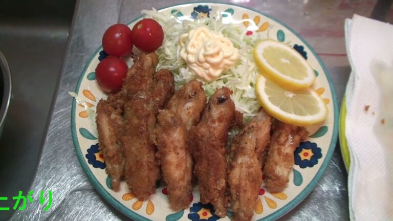 手羽中唐揚げ　作ってみた