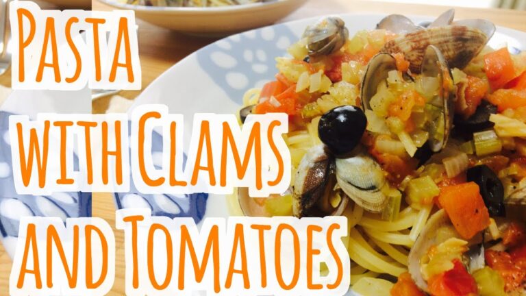 トマトとあさりのシーフードパスタ　 夏の肌荒れにサヨナラするレシピ｜Pasta with clams and tomatoe